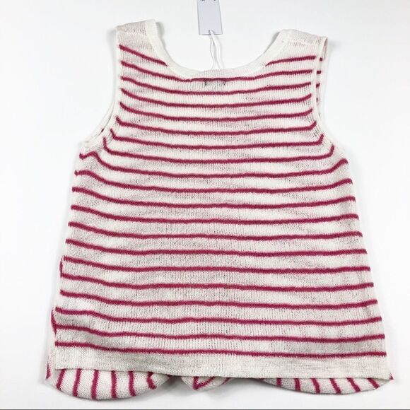 Splendid Pink Striped Sweater, NWT, medium - Picture 4 of 8